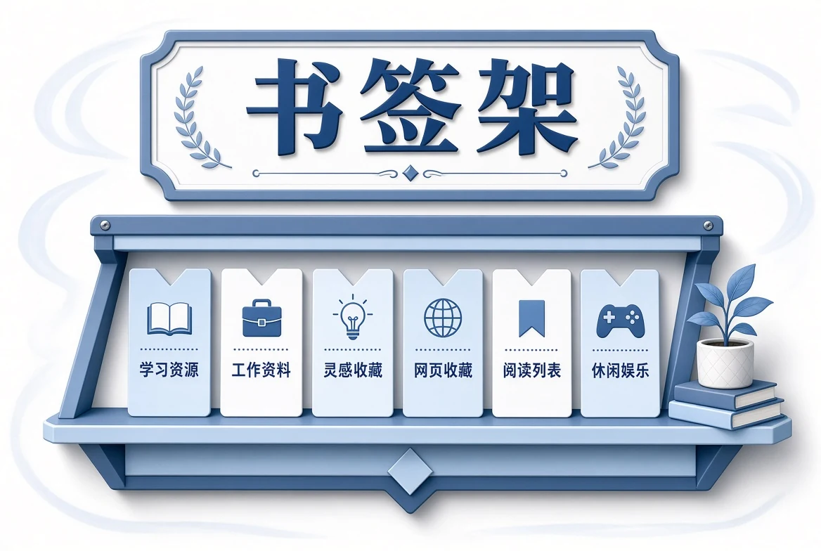 收藏空间分类示意